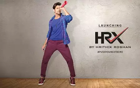 HRX, brand by Hrithik Roshan